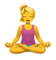 Woman In Lotus Position