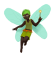 Fairy: Dark Skin Tone