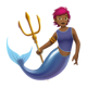 Merperson: Medium-Dark Skin Tone