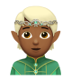 Elf: Medium-Dark Skin Tone