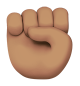 Raised Fist: Medium Skin Tone