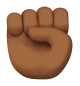 Raised Fist: Medium-Dark Skin Tone